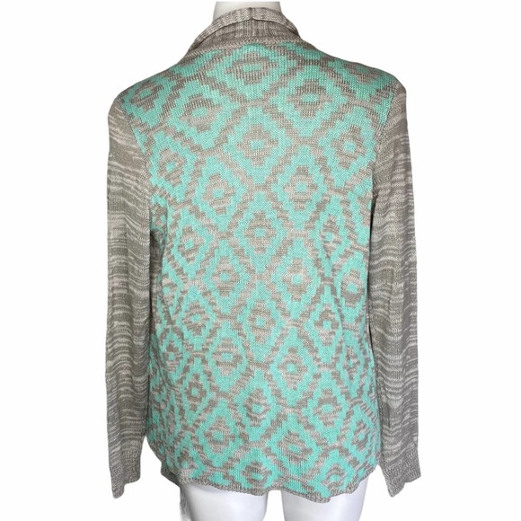 Trillium Open Front Cardigan Gray M - Picture 2 of 4